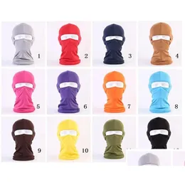 Cycling Caps Masks Car-Partment Outdoor Clavas Sports Neck Face Mask Ski Snowboard Wind Cap Police Motorcycle Mk258 Jj Drop Delivery O Dhus6