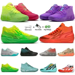 Nowe modele Lamelo Ball Buty 1 2.0 MB.01 Męskie buty do koszykówki Summer Sprzedaj sport Wygodne i oddychające zielone czerwone buty do biegania