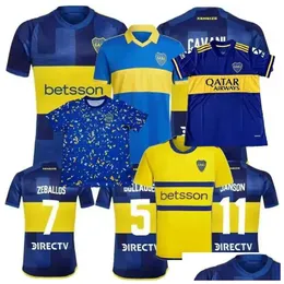 Koszulki piłkarskie Cavani Boca Juniors 2023 2024 Maradona Benedetto Marcos Rojo Carlitos de Rossi Tevez Saio Barco Janson Medina 20 21 22 DHP5B