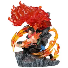 Figury zabawek akcji jednoczęściowy Model Fire Fist Eskka Tonggong Charakter Hand Toy Two Yuan Boy Gift Creative Desktop S2451536