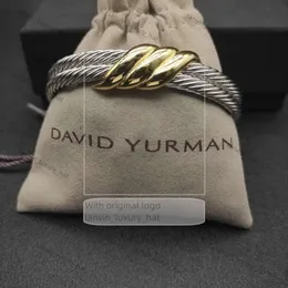 Bangle David Yurma X 10 мм браслет для женщин высококачественная станция кабельная коллекция винтажная этническая петля обруч