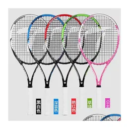 Tennisschläger Tianlong Racket Kohlefaser -Serie Herren und Frauen Singles Q240423 Drop Lieferung Sport im Freien Racquet OT04X