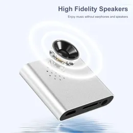 Mini mp3 tocadores de música metal clip-on portátil walkman 64g expansão 180mAh Build in Speaker Touch Tone