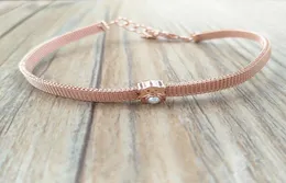 Rose Gold Vermeil Real Sisy Bracelet with Pearl Authentic 925 Sterling Silver BraceletsはヨーロッパのベアジュエリースタイルギフトAndy7236500に適合します