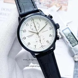 Iwcity Watch AAA Top Gaffence Designer iwcity Portugal Collection Time Watch Quartz Watch Swiss Watches Мужские роскошные часы с оригинальной коробкой AF19