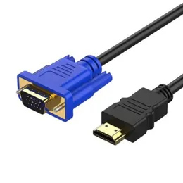 2024 1,8 m HDMI-compatibile al cavo VGA HDMI-compatibile 1080p HD con adattatore audio HDMPATIBILE HDMPATIBILE ALLA TRASMISSIONE DI SICUREZZA VGA per adattatore audio compatibile HDMI