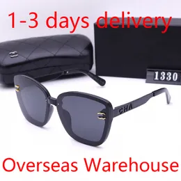 designer sunglasses Luxury Rectangle sunglasses Man Women Unisex Designer Goggle Beach Sun Glasses Retro Frame Design UV400 With Box Overseas Warehouse very nice