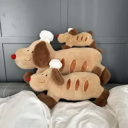 Einzigartige Welpenhund Französisch Baguette Wurf Kissen gefüllte Küchenchef Hut Hunde Plushie Umarmung Kissen Sofa Dekor für Jungen Mädchen Nickerchen Schlaf Geschenk