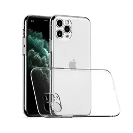 Phone Cases For iphone 11 12 13 Mini Pro Max Ultra thin Slim Transparent PC Hard Case Crystal Clear Plastic Shell Cover For Samsung S20