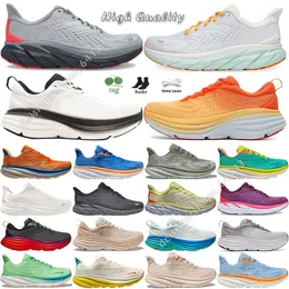 2024 New running shoes designer sneakers mens womens chaussure black white blue fog orange mint pink yellow pear Breathable rebound Outdoor sport trainers eur 36-45