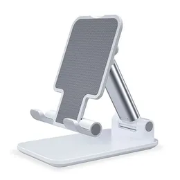 Metall Desktop Tablet Holder Table Cell Foldbar Förläng Support Desk Mobiltelefon Holder Stand för iPhone iPad justerbar