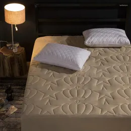 Set di biancheria da letto mecleock da 1 pc in fibra in fibra aderente materasso copri quattro angoli con letto a banda elastico 52