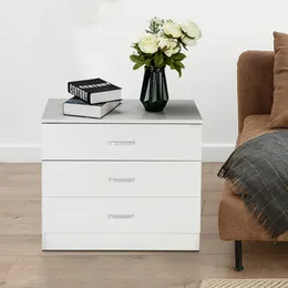 ZK20 Modern Simple 3-Drawer Dresser White