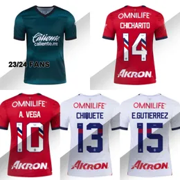 Camiseta Javier Hernandez 23 24 Trzecia koszulka piłkarska Chicharito Deportivo Chivas de Guadalajara Liga MX Alexis Vega Alan Mozo Fernando Beltran Chiquete Kids Kids