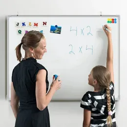Magnetic Whiteboard for Home and Office - Hanging Erasable Teaching Board for Writing Displaying and Bulletin 240430