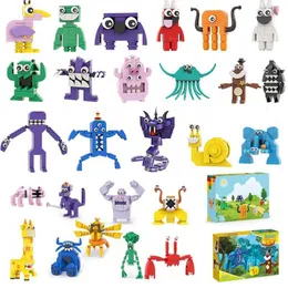 Other Toys MOC Horror Game All Members Monster Building Block Set Used for BanBan Garden Second Generation Digital Block Toy Gifts S245163 S245163