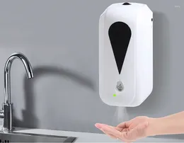 Distributore di sapone liquido spruzzatore di alcool sensore sensore a parete montato senza touch senza comodo e sanitario pratico