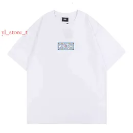 Streetwear Summer Kith T Shirt Männer Designer T-Shirt Hochqualität klassische Buchstaben Grafik Tee Shirt Maglietta da Uomo Camiseta Hombre Ropa Luxus T-Shirt 5d