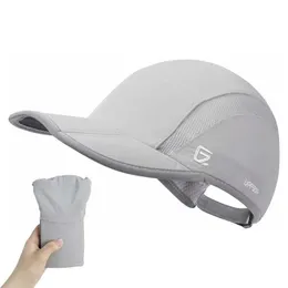 Ball Caps GADIEMKENSD Quick Drying Ultra-Thin Breathable Baseball Cap Men Women Snapback Folding Sport Outdoor Hiking Mountaineering Hat B240516