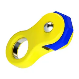 Декомпрессионная игрушка Qiyi Fidget Roller Ring Ring Gyroscope Childrens Education Toy Toy Cubo Magico Toy Toy Childrens Gift Toy B240515