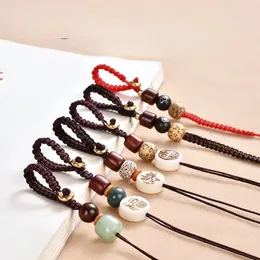 Pendant Hang Rope Diy Craft Ornament Hanging Rope Jade smycken tråd rep Tunna lanyardsladdar handvävd tråd