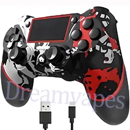 PS4 Wireless Bluetooth Controller Vibration Joystick Gamepad Game Controllers för Play Station