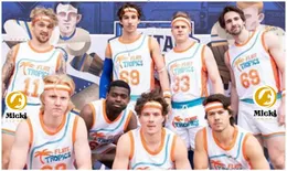 Custom Semi-Pro Jackie Moon Ed Monix Flint Tropics Film Basketball Jersey #21 Kyle Okposo #89 Alex Tuch #53 Jeff Skinner Jersey