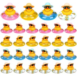 INI Rubber Duck Summer Beach Fun Rubber Duck Wantub Dush Dup Baby Shower Toys Toys (24 штуки) S516