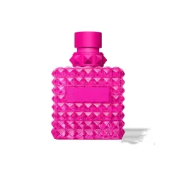 Nascido em Roma Perfume 100ml Donna Pink PP Coral Fantasia Intensa Rockstud noir Fragrância Eau de Parfum Colônia Spray