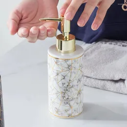 Flytande tvåldispenser 300 ml keramisk hand sanitizer flaska nordisk wc lotion duschgel press flaskling schampo badrumstillbehör