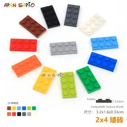 Other Toys 15 pieces of DIY building blocks 2X4 educational assembly childrens building toys compatible with the brand S245163 S245163