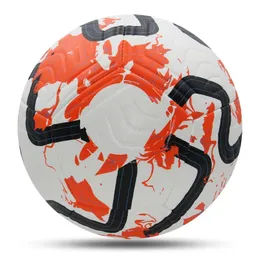 Soccer Balls Standardstorlek 5 Maskinstickad Ball PU Material Sports League Outdoor Match Football Training Ball Futbol Voetbal 240516