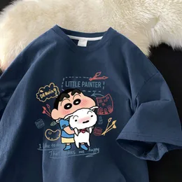 Heißer Verkauf von Crayon Xiaoxin Cartoon gedruckt kurzärmelig T-Shirt Damen Lose großer Damen Instagram Trendy Top N547