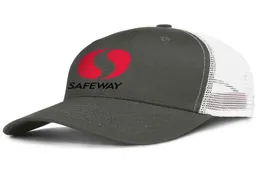 Safeway Inc Męs i damskie regulowane ciężarówki meshcap dopasowany pusty drużyna modna baseballhats Supermarket łańcuchy Ameryki Flag Safe1334724