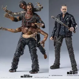 Figury zabawek akcji hiya The Walking Dead Dead City Negan 1/18 dołączono akcję figurka ręczna film filmowy kolekcja modelu hobby o nazwie Prezent zabawki S2451536