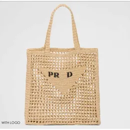 bag Fashion Shoulder beach Designer Handbag bags Mesh Hollow Woven Shopping Bags for Summer Straw Tote Bag clutch purse Hand s