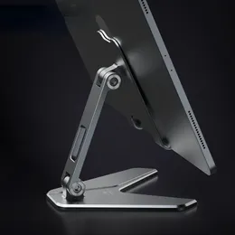 Tre avsnitt Foldbar skrivbord Mobiltelefonhållare för iPhone iPad -surfplatta Flexibelt bord Desktop Justerbar mobiltelefonstativ