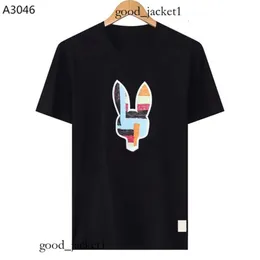 Psyco Bunny Shirt Summer Casual T Shirt Mens Womens Skeleton Rabbit 2024 Design Multi Style Men Shirt Fashion Designer Par Short Sleeve Man Topps Psychol Bunny 758