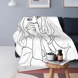 Cobertores Henri Matisse Blanket Fleece Impresso ART Minimal Multifuncional Multifuncional Lunda fina para o escritório