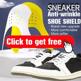 Sneaker Anti-Wrinkle Shoe Shield com tênis de basquete para homens para homens Anti vincos Casual Running Shoe Men feminino Treinadores de esportes ao ar livre Designer 1 Low