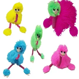 36cm/14inch Toy Muppets Animal Muppet Hand Puppets Toys Plush Ostrich Marionette Doll for Baby 5 Colors FY8702 0516