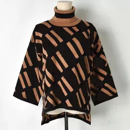Suéter de grife de gesmo para mulher malha malha corvo pescoço letra feminina letra feminina letra de manga comprida camisa de pulôver de alta qualidade