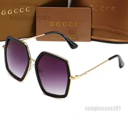 Sunglasses Designer Womans Sunglasses Mens Sun Glasses UV Protection Men GGiye Eyeglass Gradient Metal Hinge Fashion Women Spectacle 0106