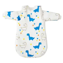 Sacchetti a pelo borse a pelo per bambini sacca per dormire con maniche staccabili comode pannolini a cambio 100% in cotone con carrello per bambini neonato Y24051733QA