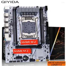Anakartlar Qiyida X99 Anakart Seti LGA 2011-3 Xeon CPU DDR4 M-ATX NVME M.2 PCI16X H5