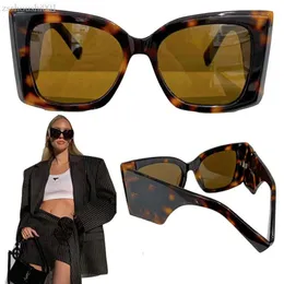 Glasses de sol de moda de grife masculino e feminino preto de perna grande resort de férias de praia Óculos casuais m119/f sem óculos descanso de nariz 24b4