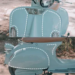 Neue neue DIY Line Aufkleber Motorräder mit Motorrädern mit reflektierendem Streifen DIY Warntattentuch Autoaufkleberzubehör