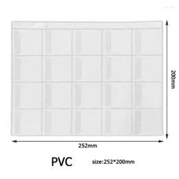 Borse di stoccaggio 252 200 mm PVC Foglio di plastica Il borse del supporto per monete muore per le carte di scrapbooking fai -da -te decorazione tema della carta PO 2024