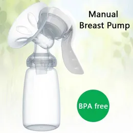 BRÜFEN 150 mL MANUAL BRUTHPUMPE OHNE BISPHENOL A SILICON Nippelmilchsammler Schwangere Frauen Reisen tragbare Kinder -Fütterung D240517