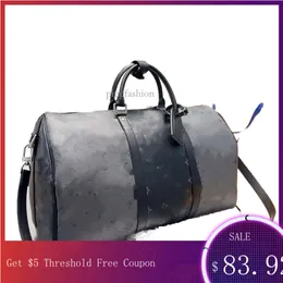 Stylish Travel Hot Nylon Handtasche große Kapazität EMED Tragen hochwertige schwarze Duffel Herren Lage Gentleman Business Tote Tasche
